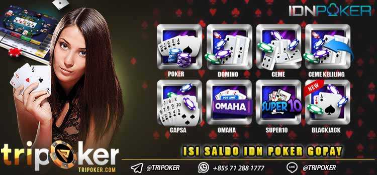 Isi Saldo Idn Poker Gopay